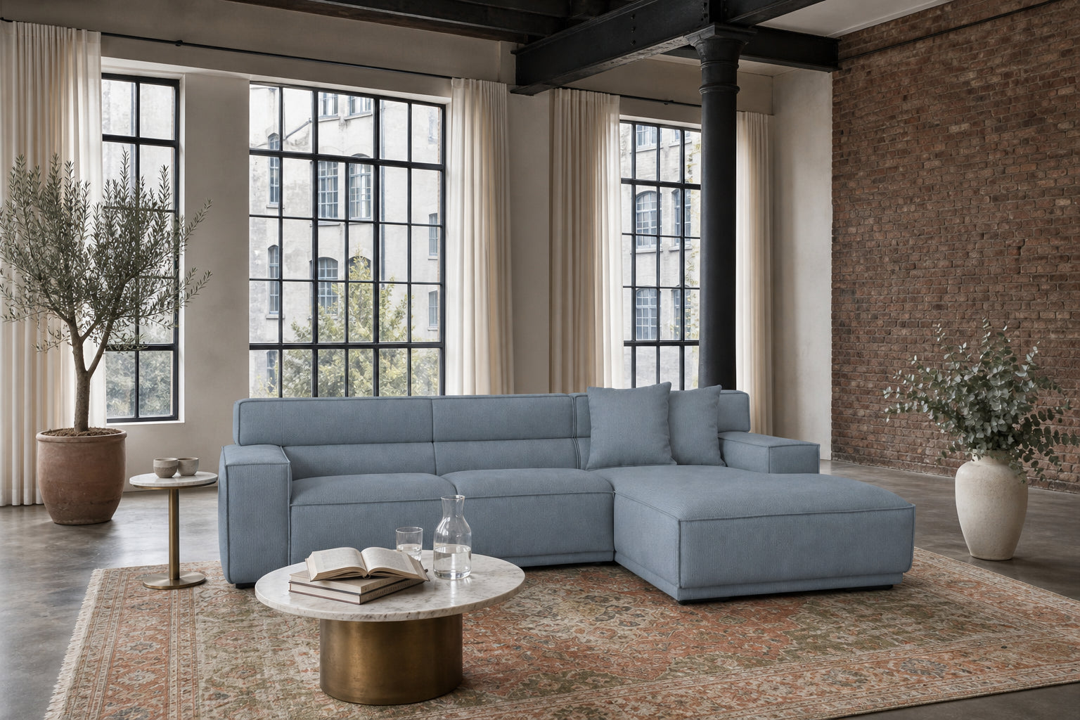 Umea Ecksofa mit Recamiere