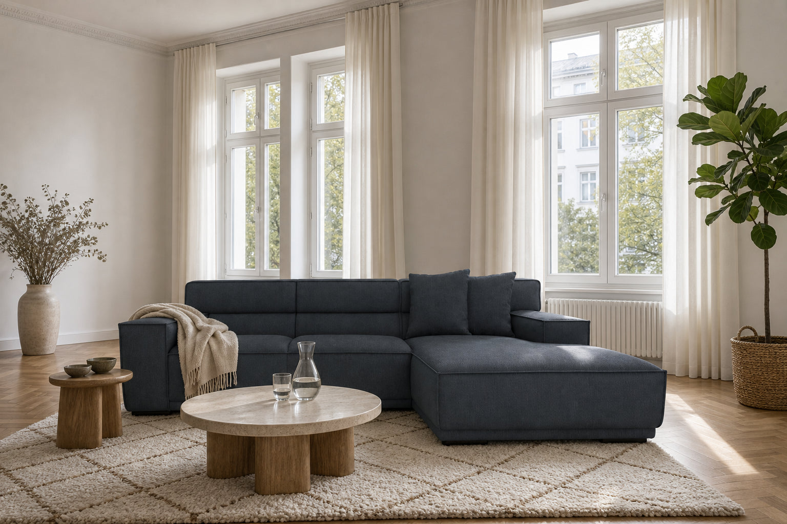 Umea Ecksofa mit Recamiere
