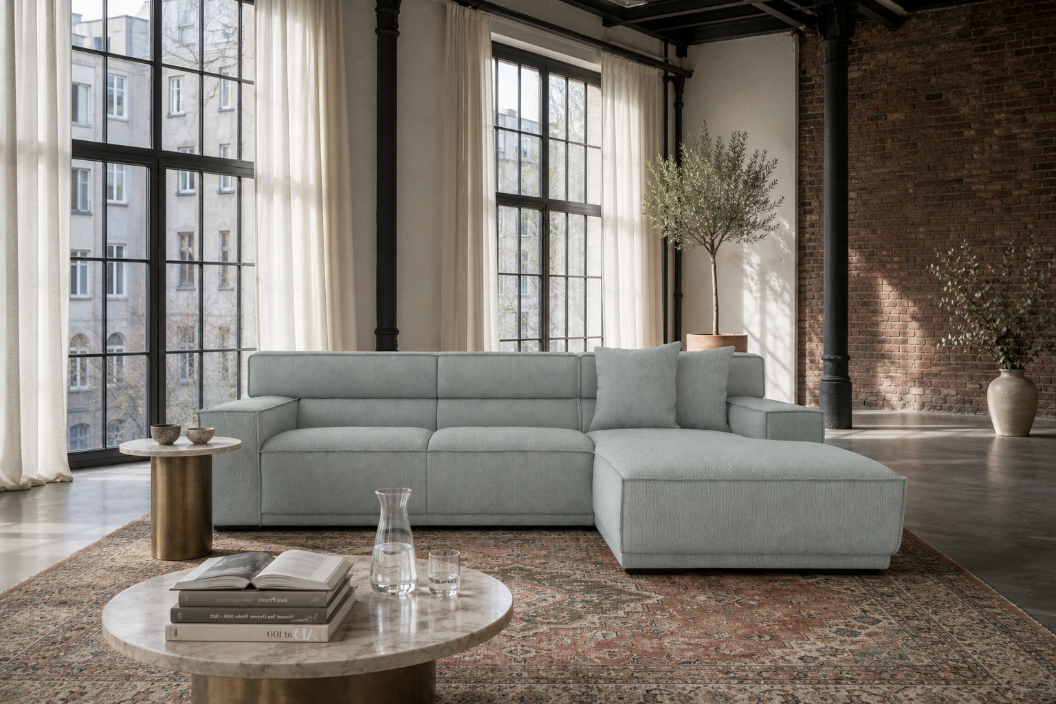Umea Ecksofa mit Recamiere