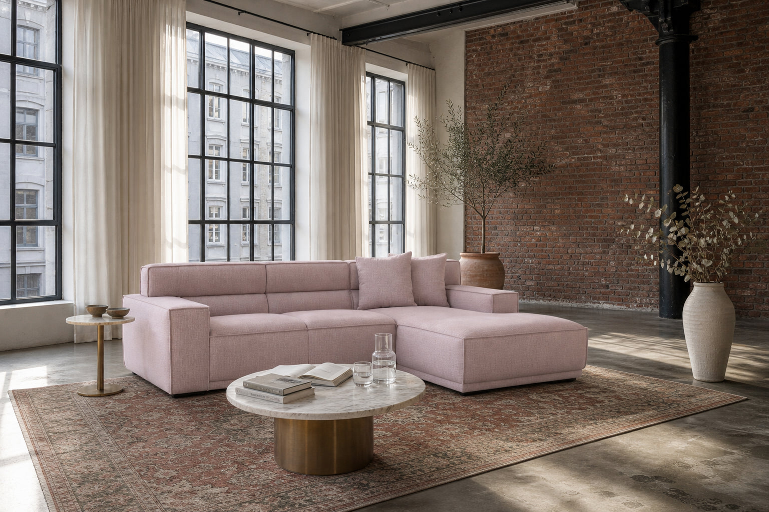 Umea Ecksofa mit Recamiere
