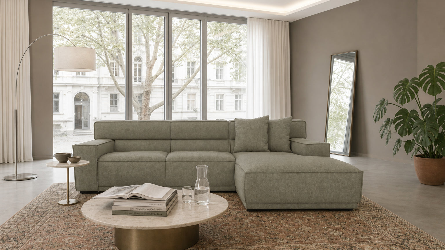 Umea Ecksofa mit Recamiere
