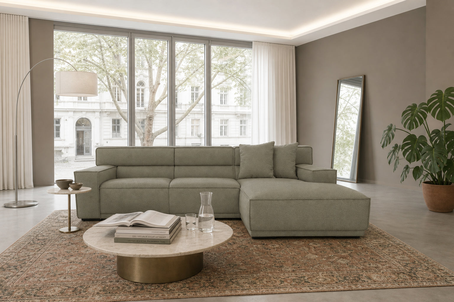 Umea Ecksofa mit Recamiere