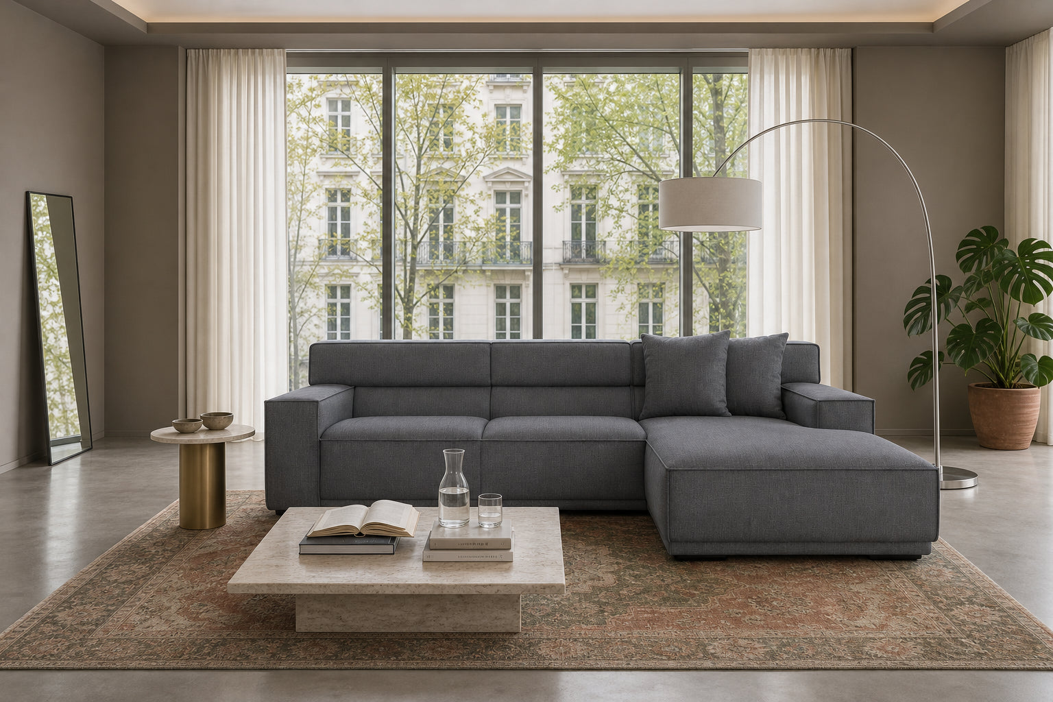 Umea Ecksofa mit Recamiere