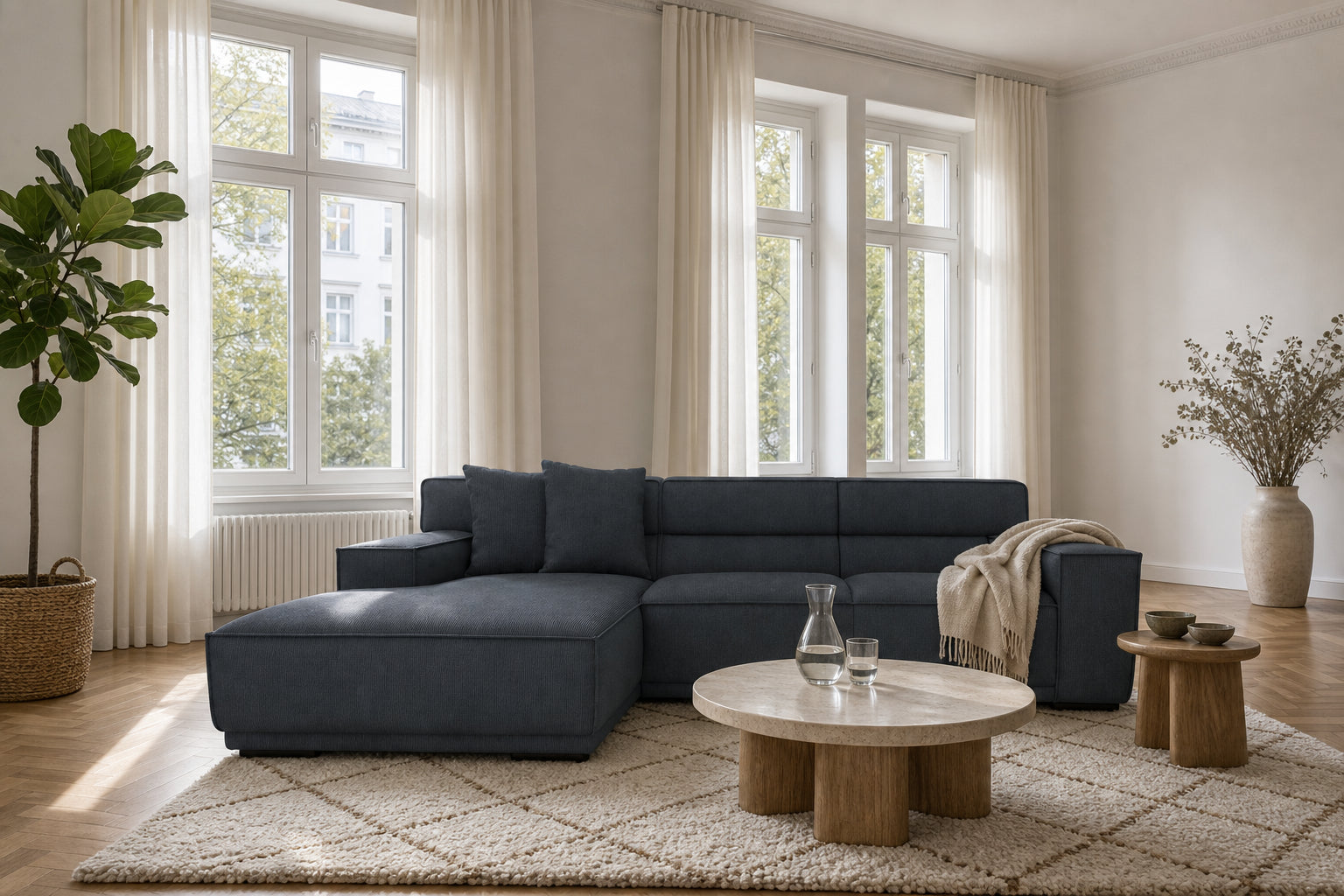 Umea Ecksofa mit Recamiere