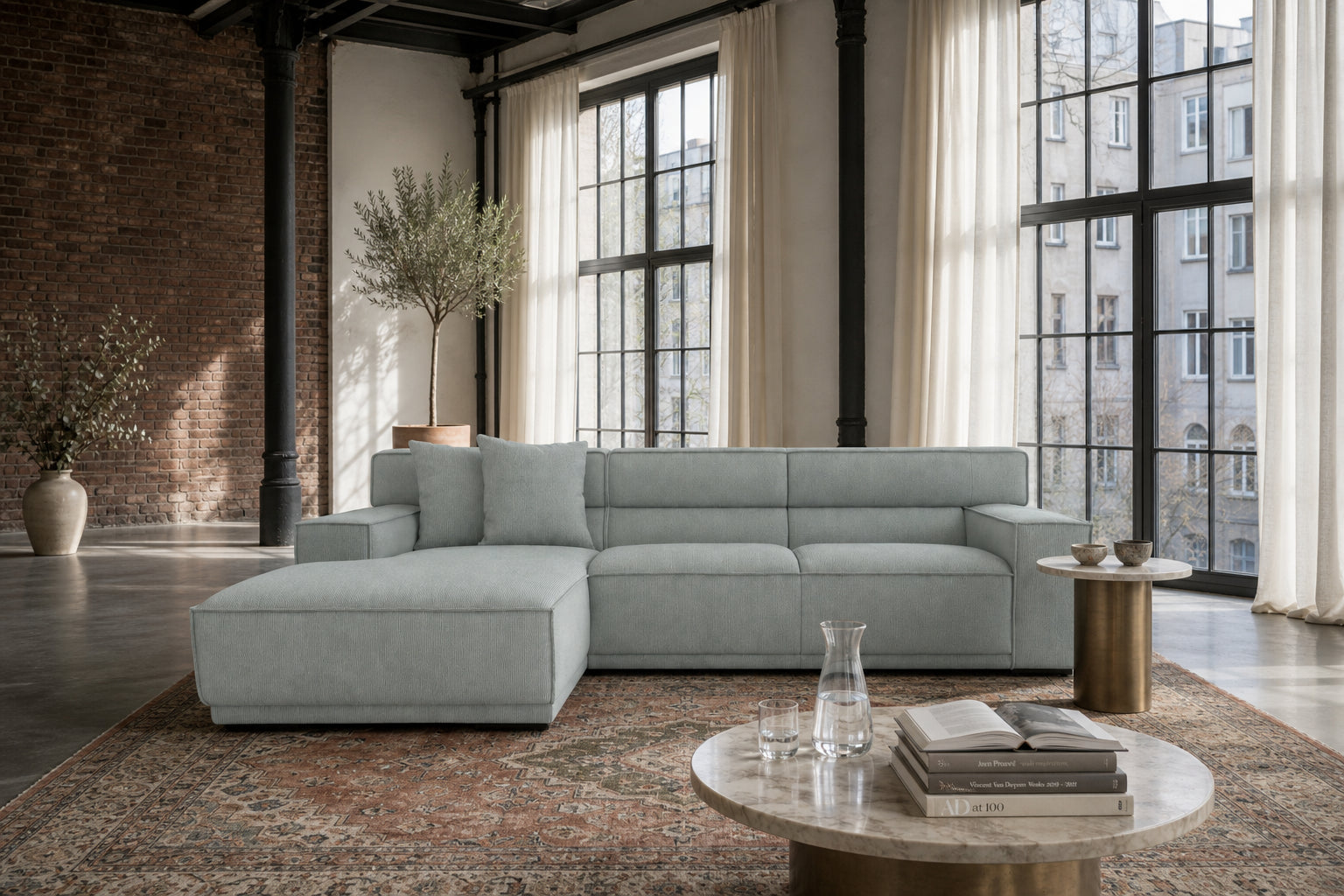 Umea Ecksofa mit Recamiere