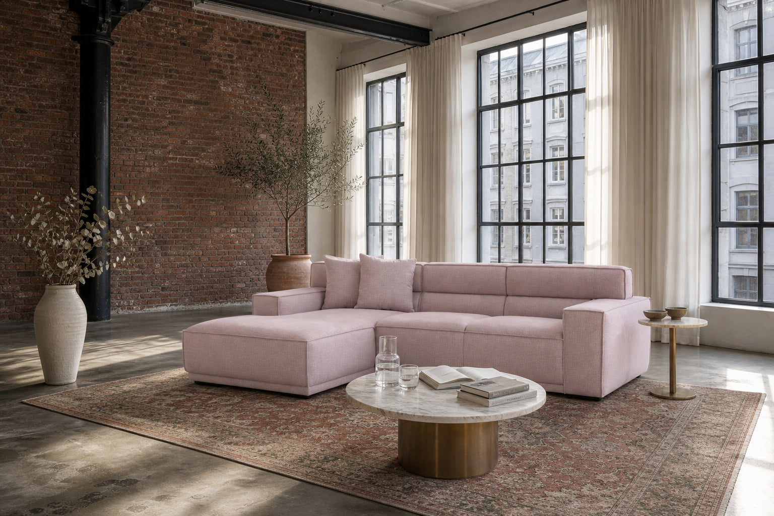 Umea Ecksofa mit Recamiere