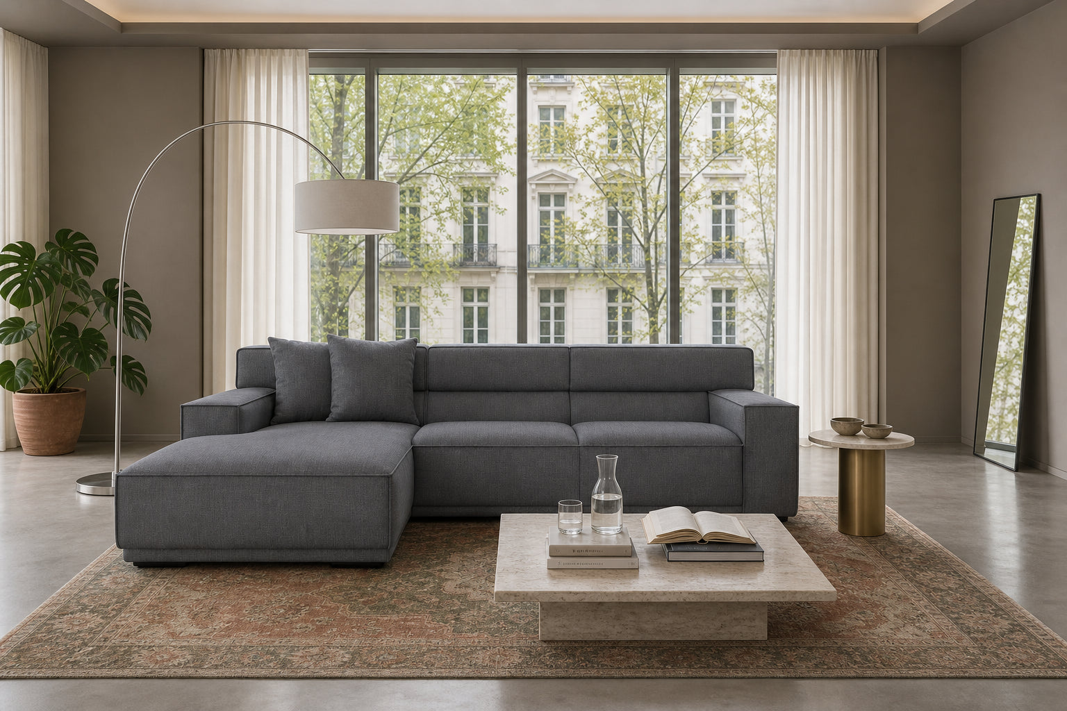 Umea Ecksofa mit Recamiere
