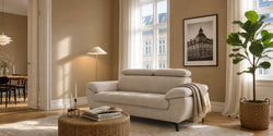 Karlstad 2,5-Sitzer – Flora Clean Taupe