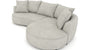 Mantua Ecksofa mit Recamiere