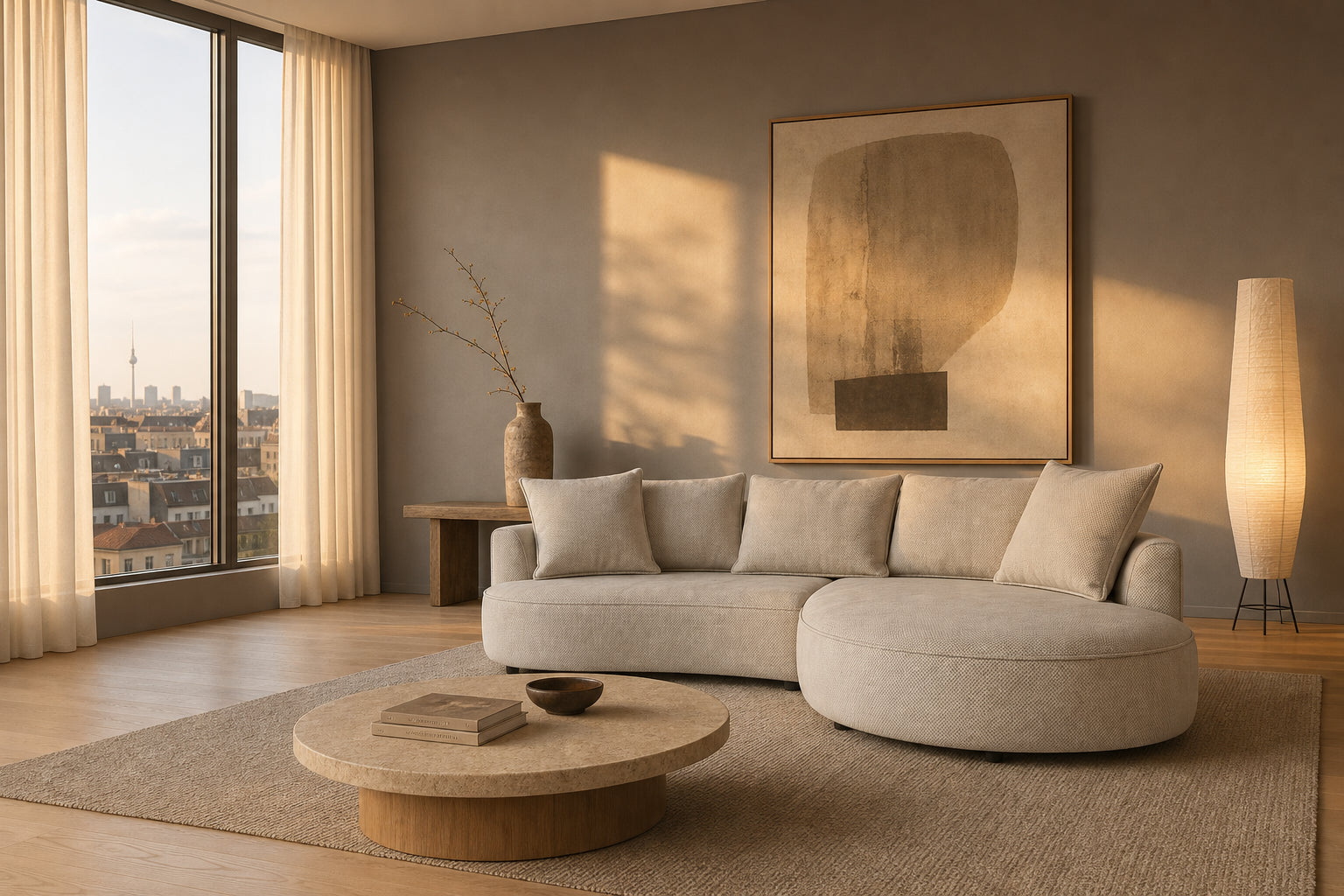 Mantua Ecksofa mit Recamiere