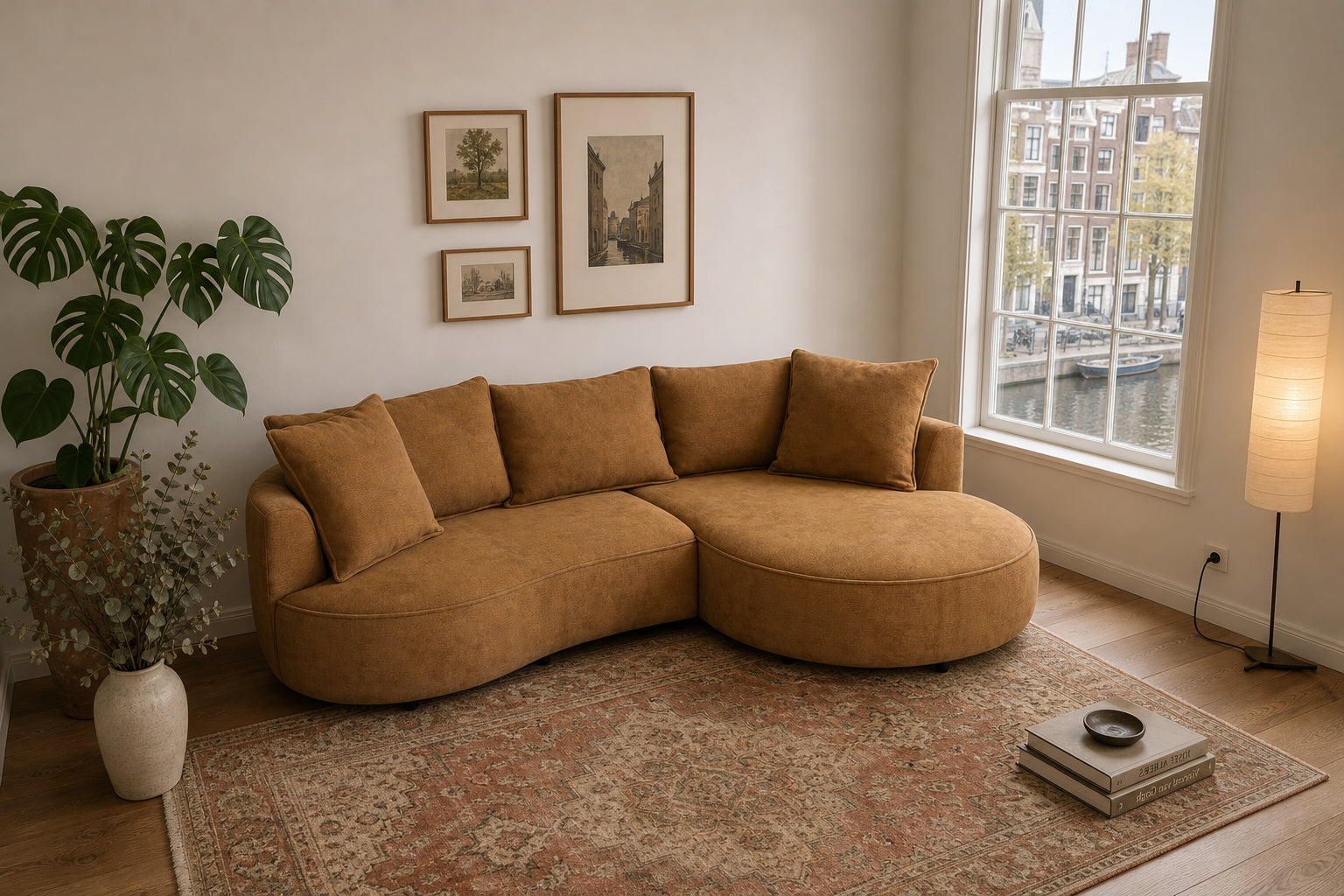 Mantua Ecksofa mit Recamiere