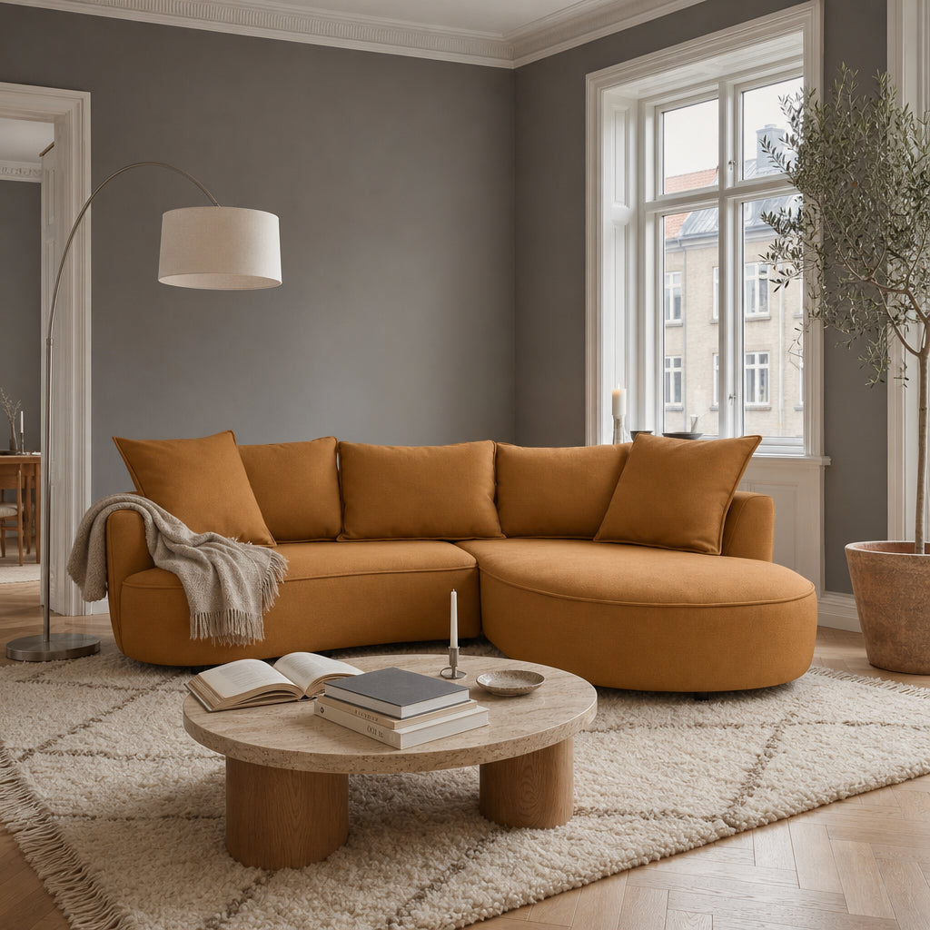 Mantua Ecksofa mit Recamiere