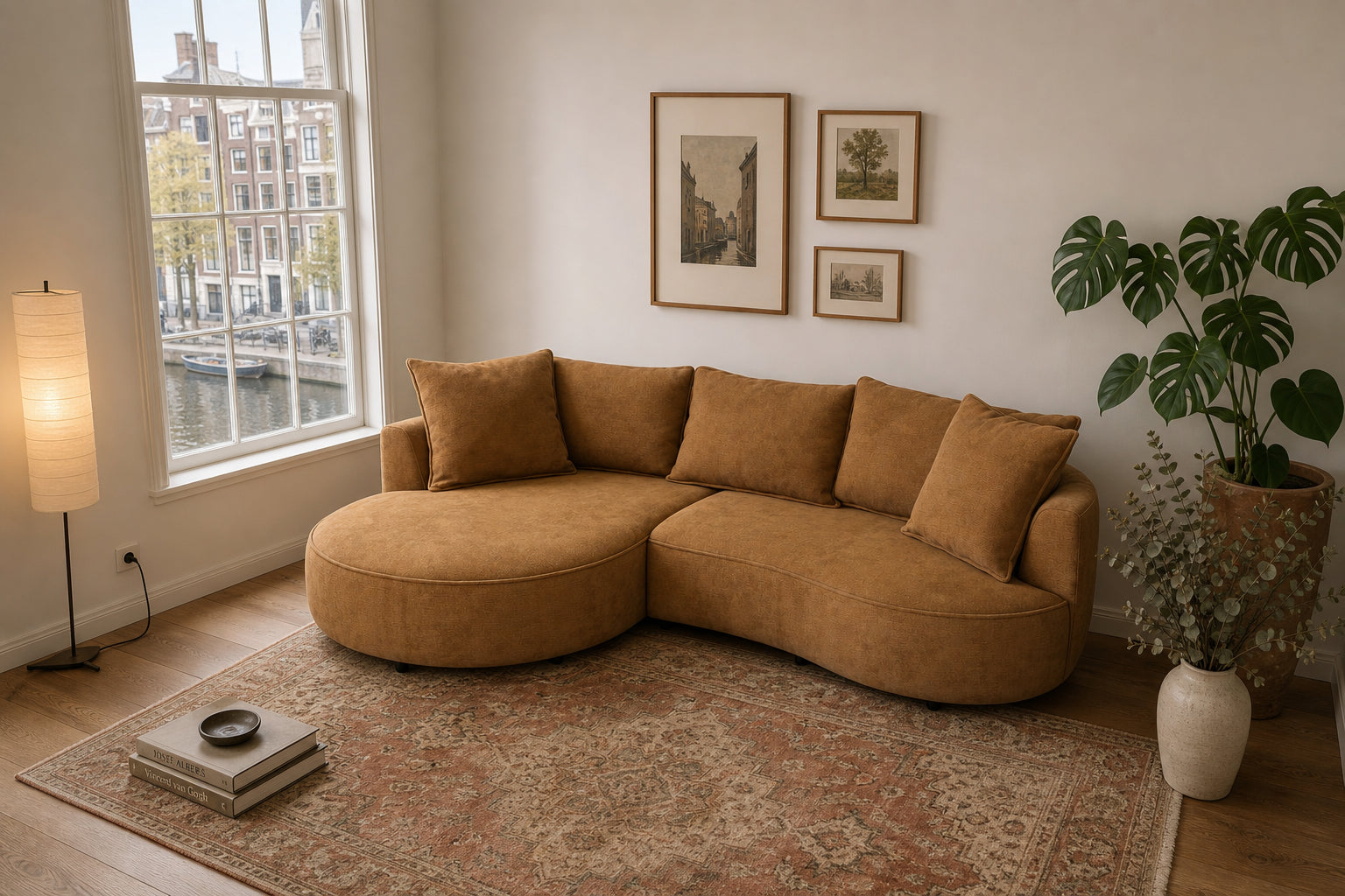 Mantua Ecksofa mit Recamiere
