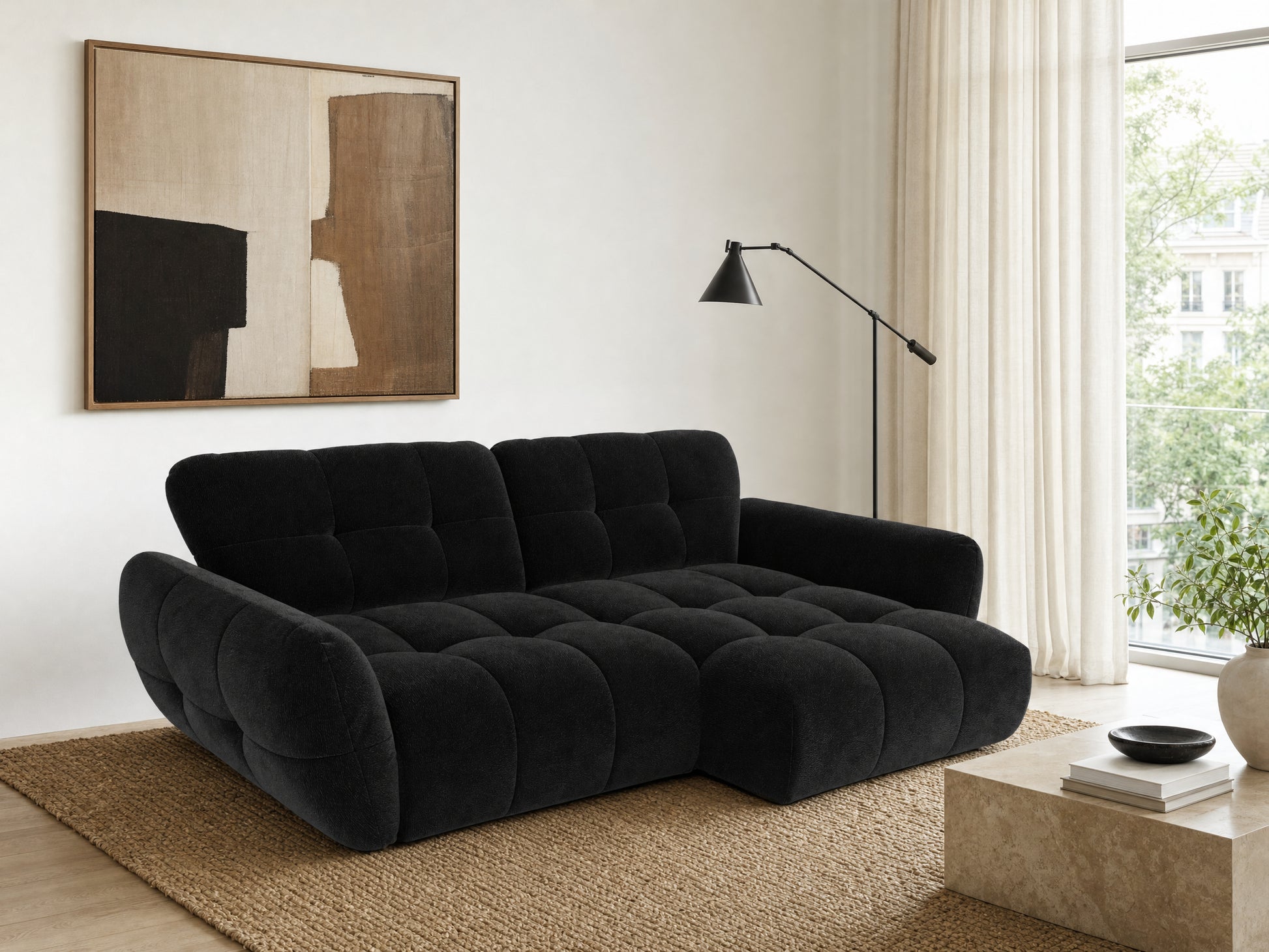 Vannes Ecksofa mit Recamiere