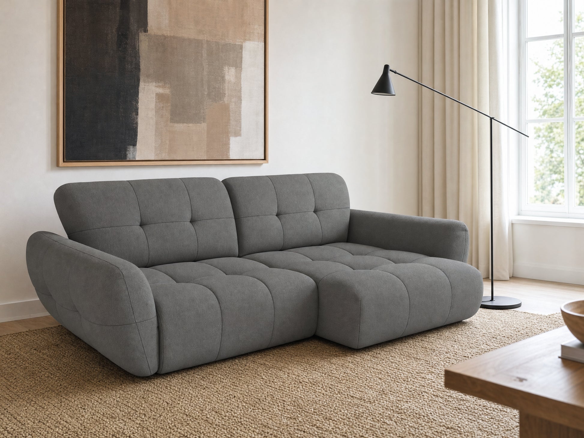 Vannes Ecksofa mit Recamiere