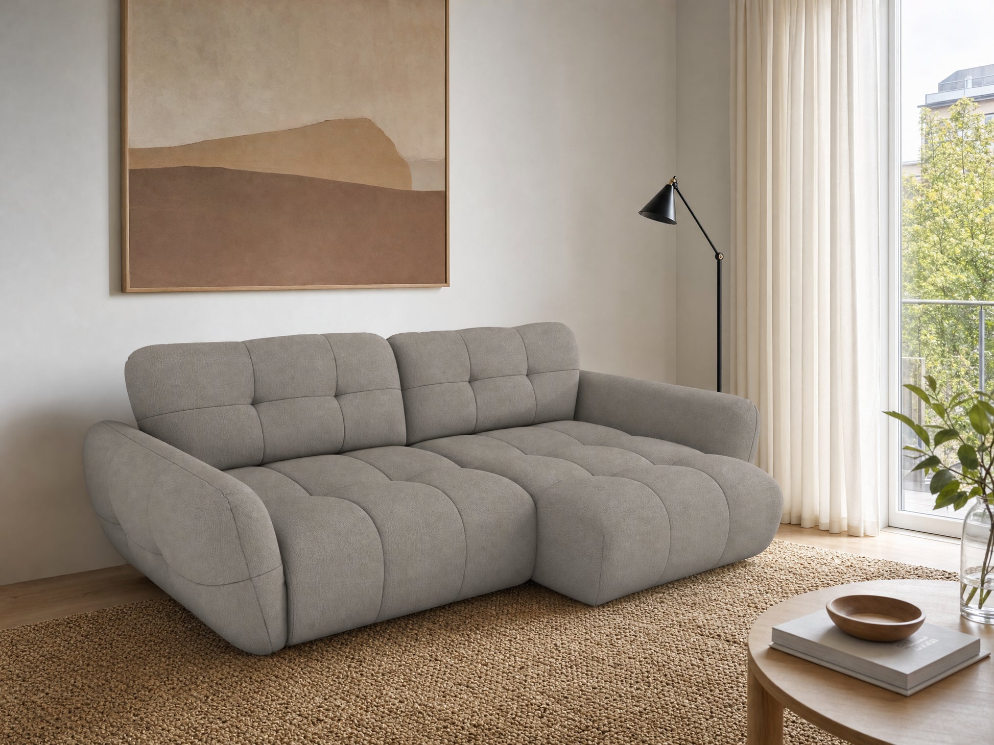 Vannes Ecksofa mit Recamiere