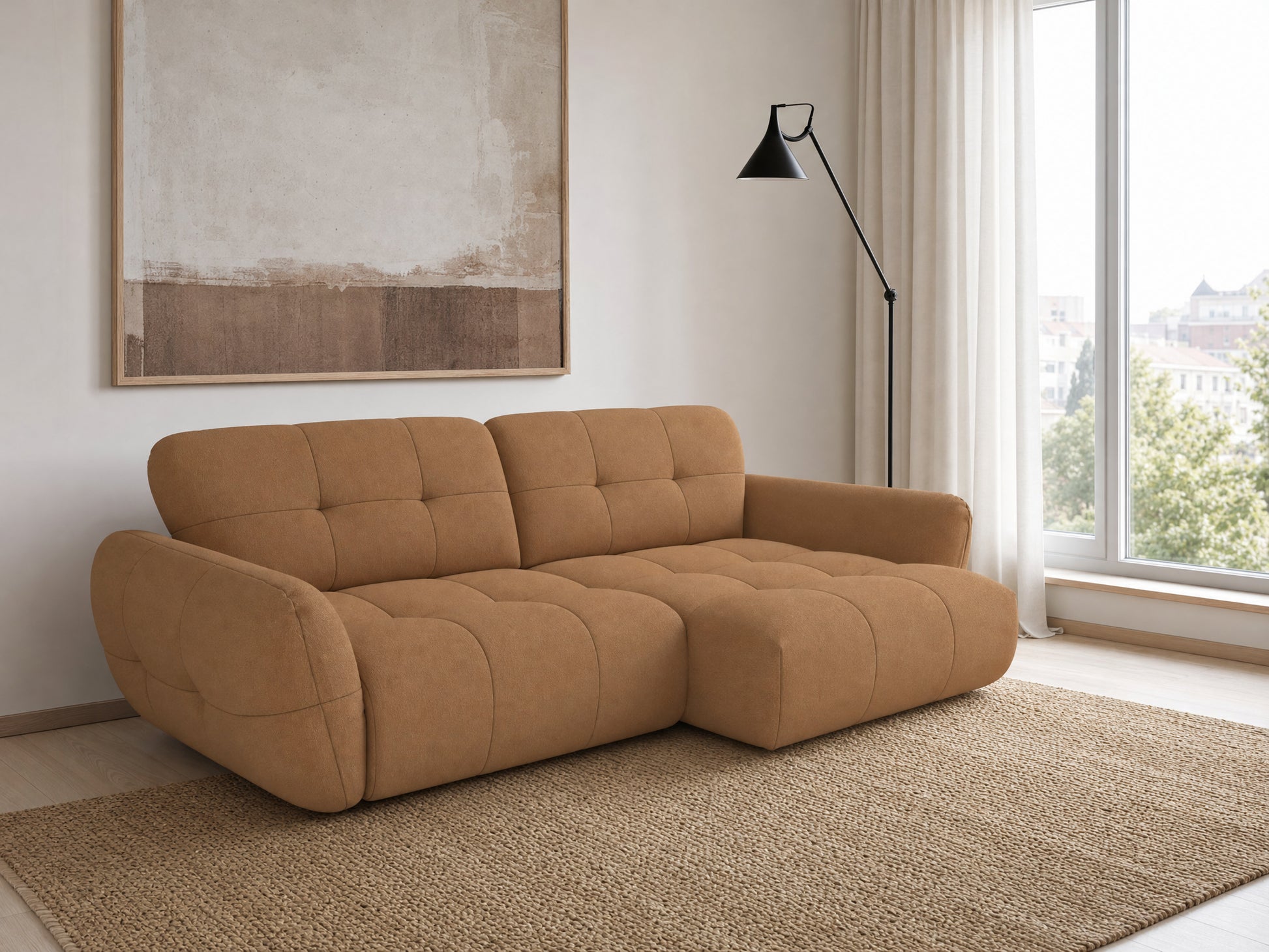 Vannes Ecksofa mit Recamiere