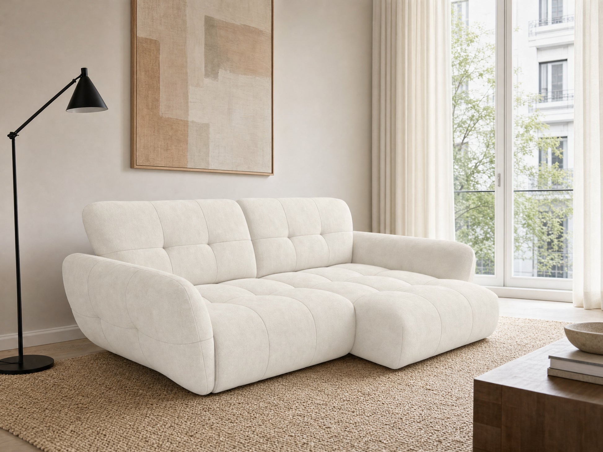 Vannes Ecksofa mit Recamiere