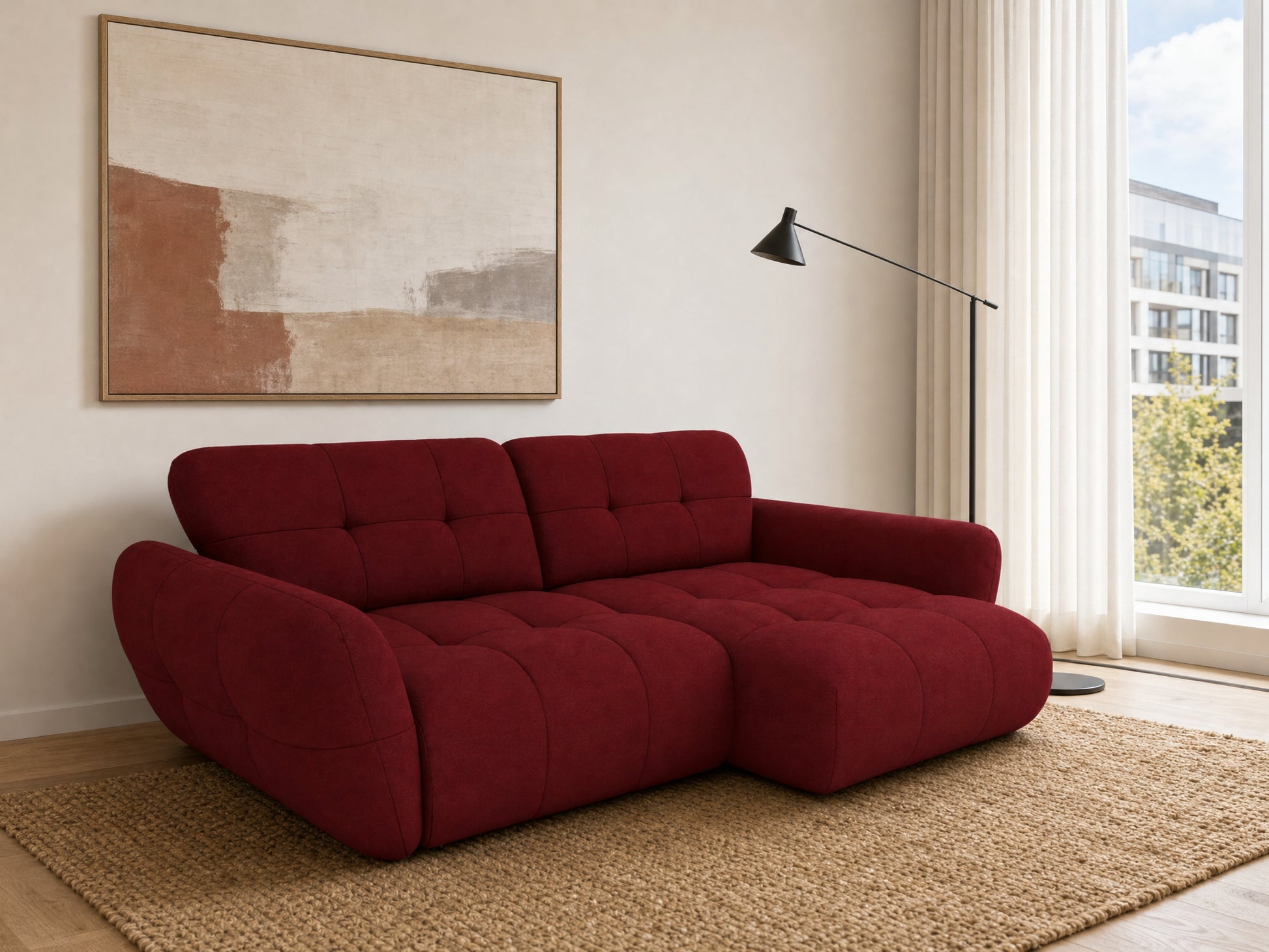 Vannes Ecksofa mit Recamiere