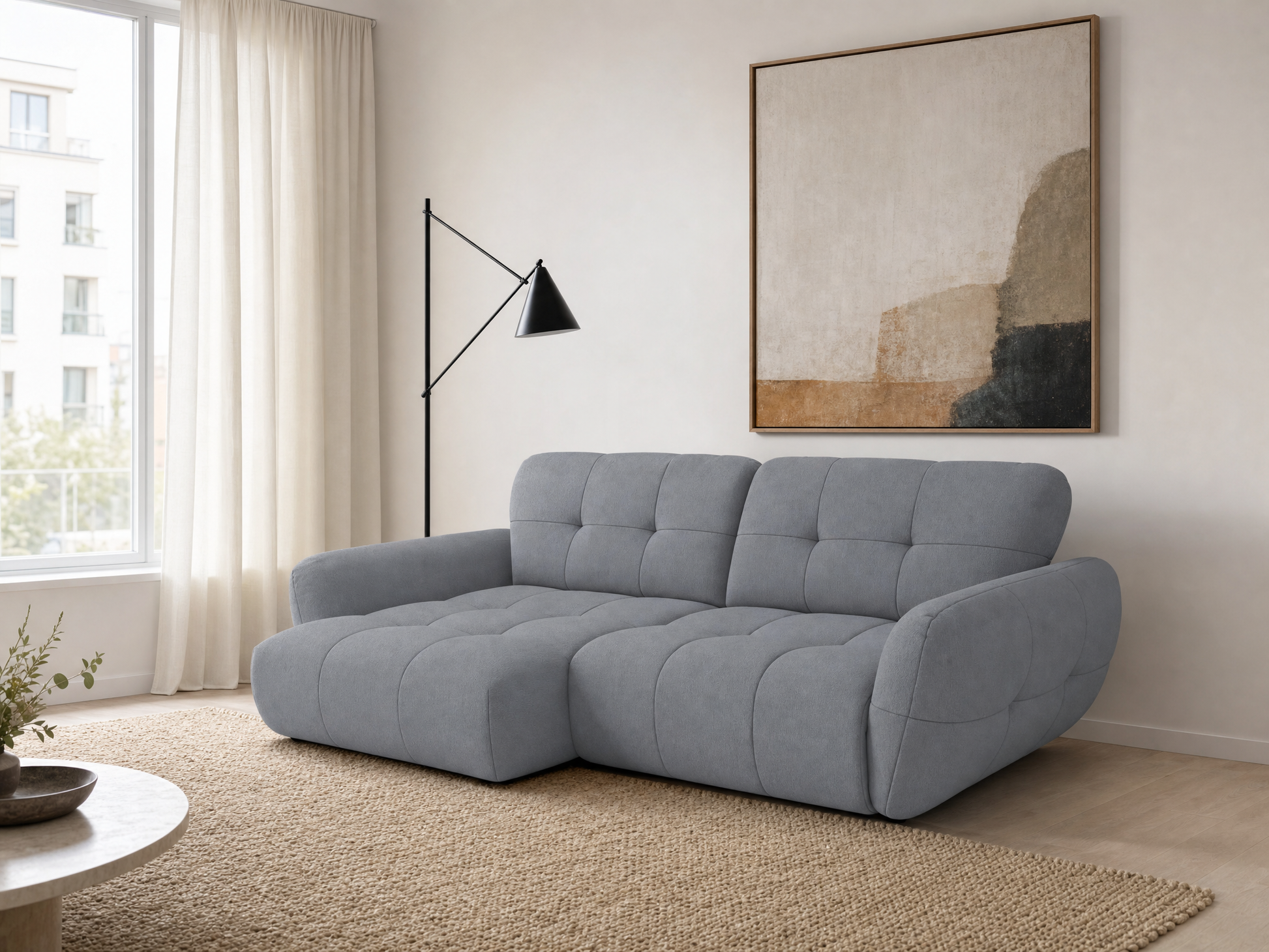 Vannes Ecksofa mit Recamiere