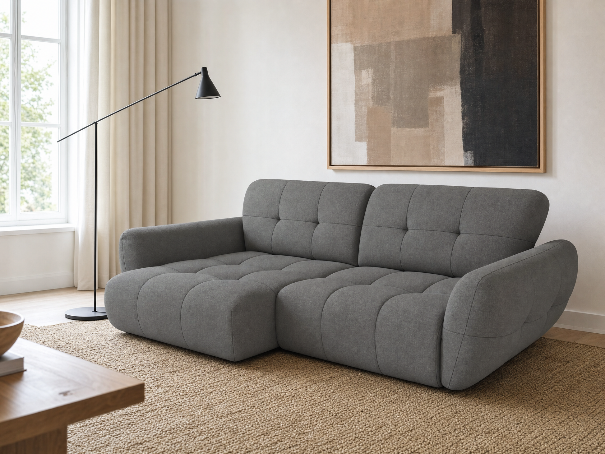 Vannes Ecksofa mit Recamiere