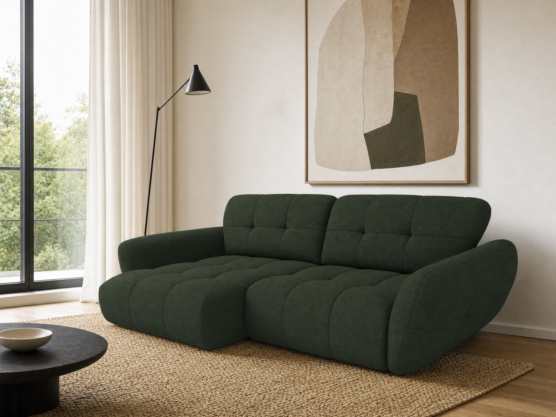 Vannes Ecksofa mit Recamiere