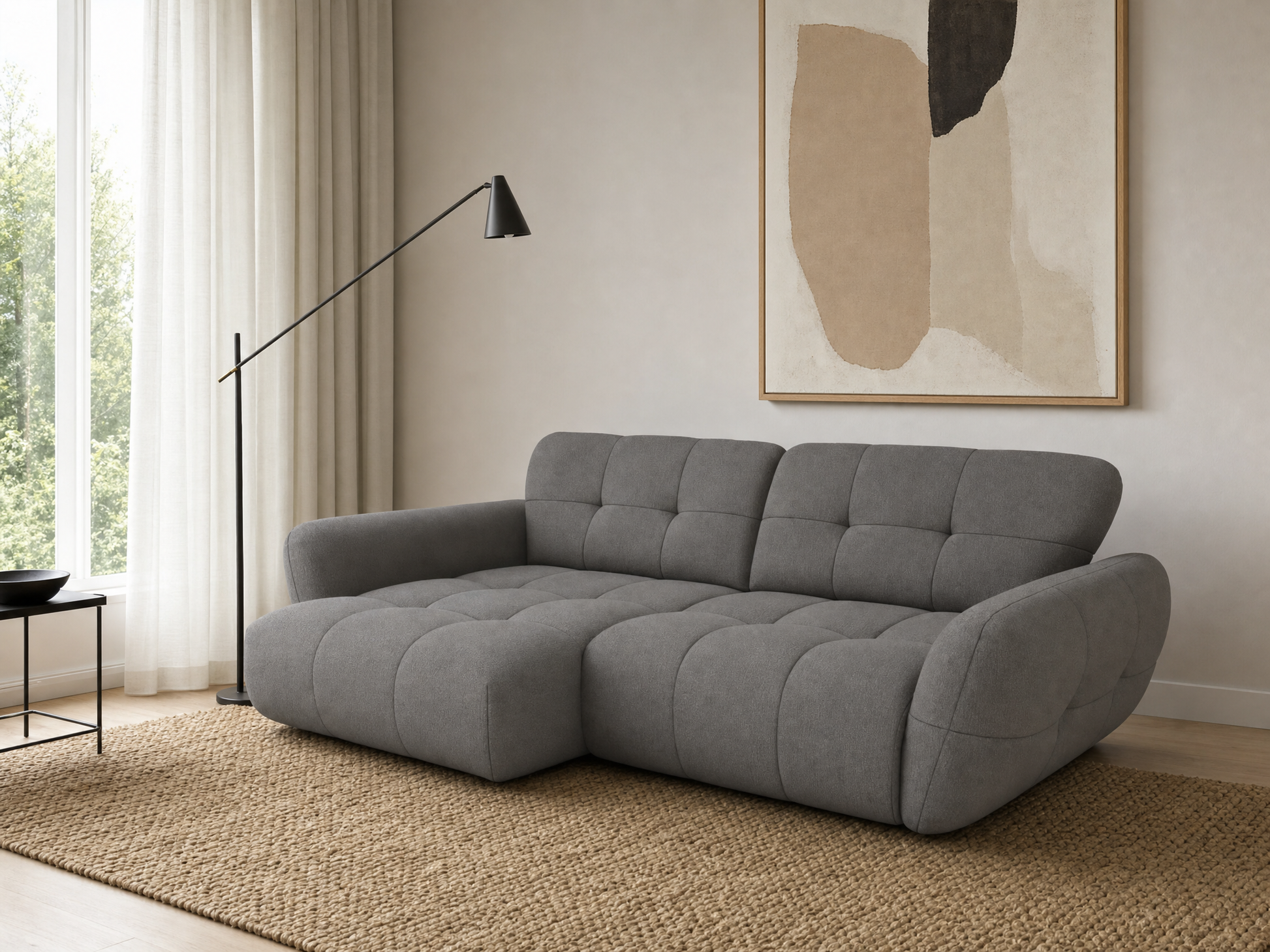 Vannes Ecksofa mit Recamiere