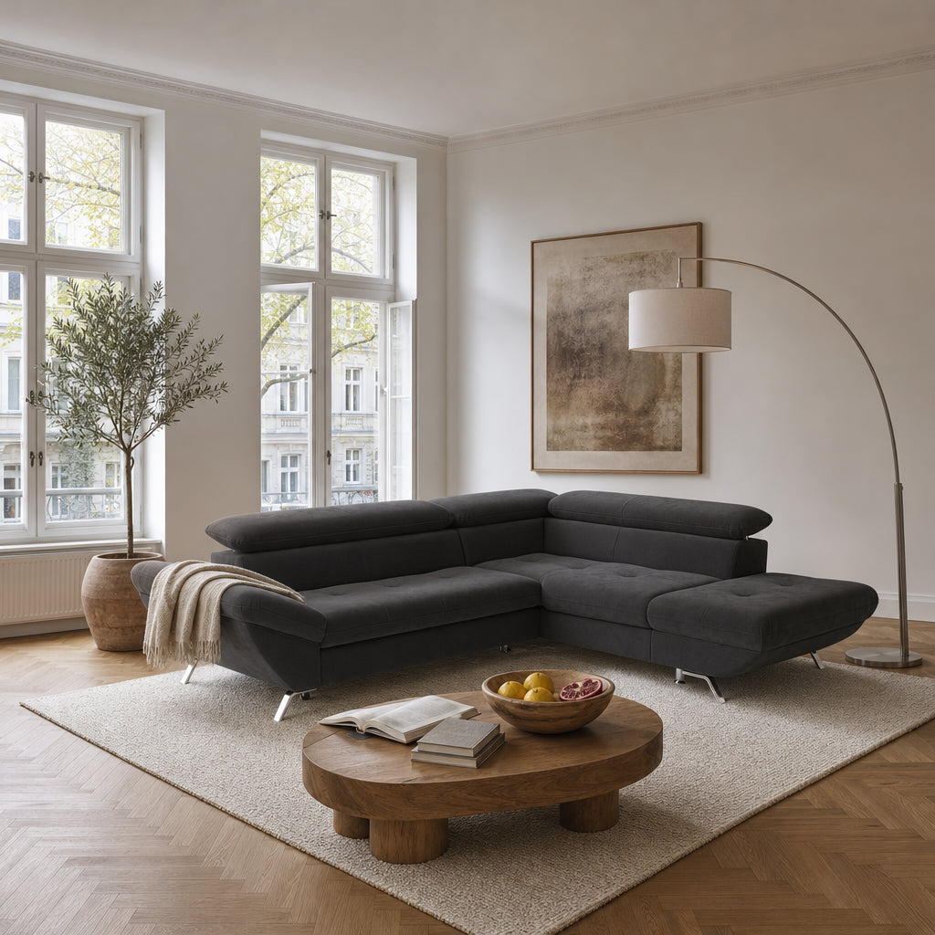 Breda Ecksofa mit Ottomane