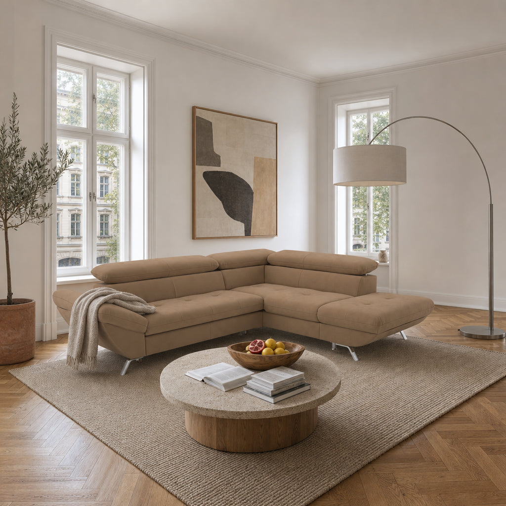 Breda Ecksofa mit Ottomane