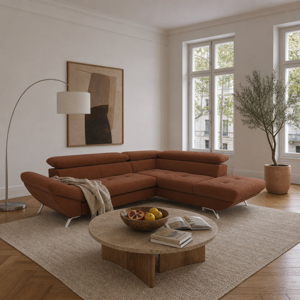Breda Ecksofa mit Ottomane