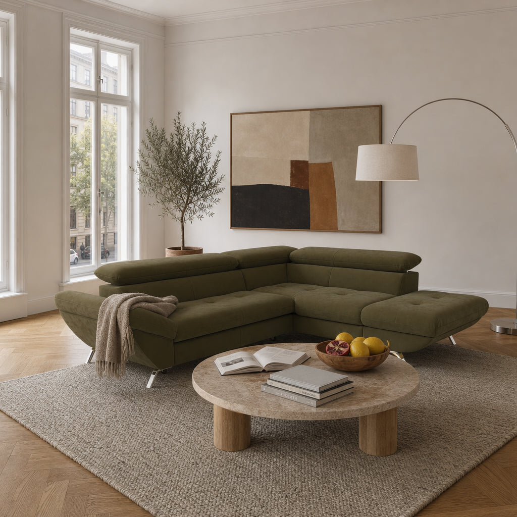 Breda Ecksofa mit Ottomane