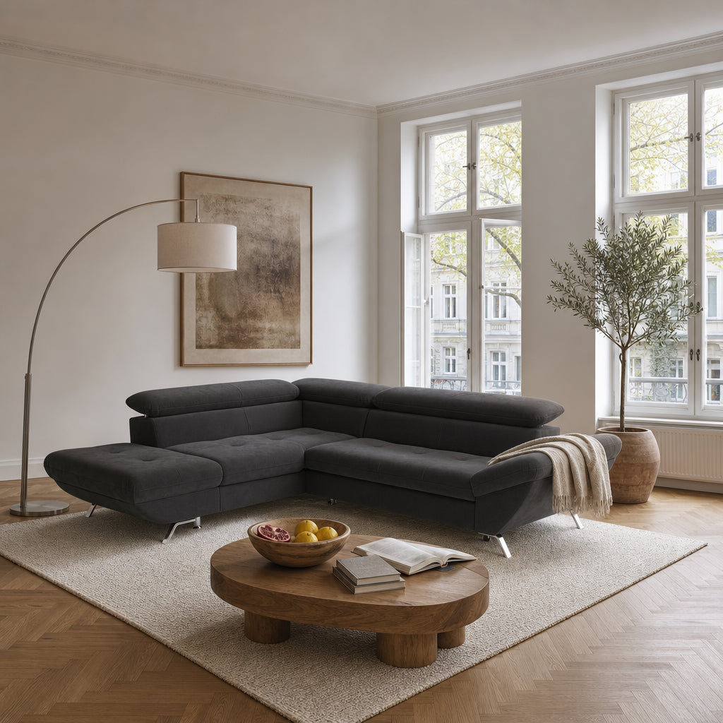 Breda Ecksofa mit Ottomane