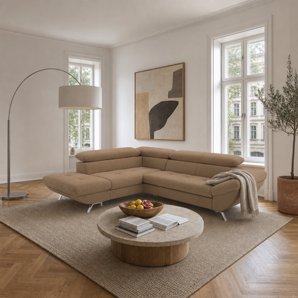 Breda Ecksofa mit Ottomane