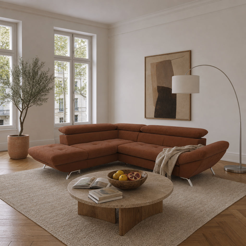 Breda Ecksofa mit Ottomane