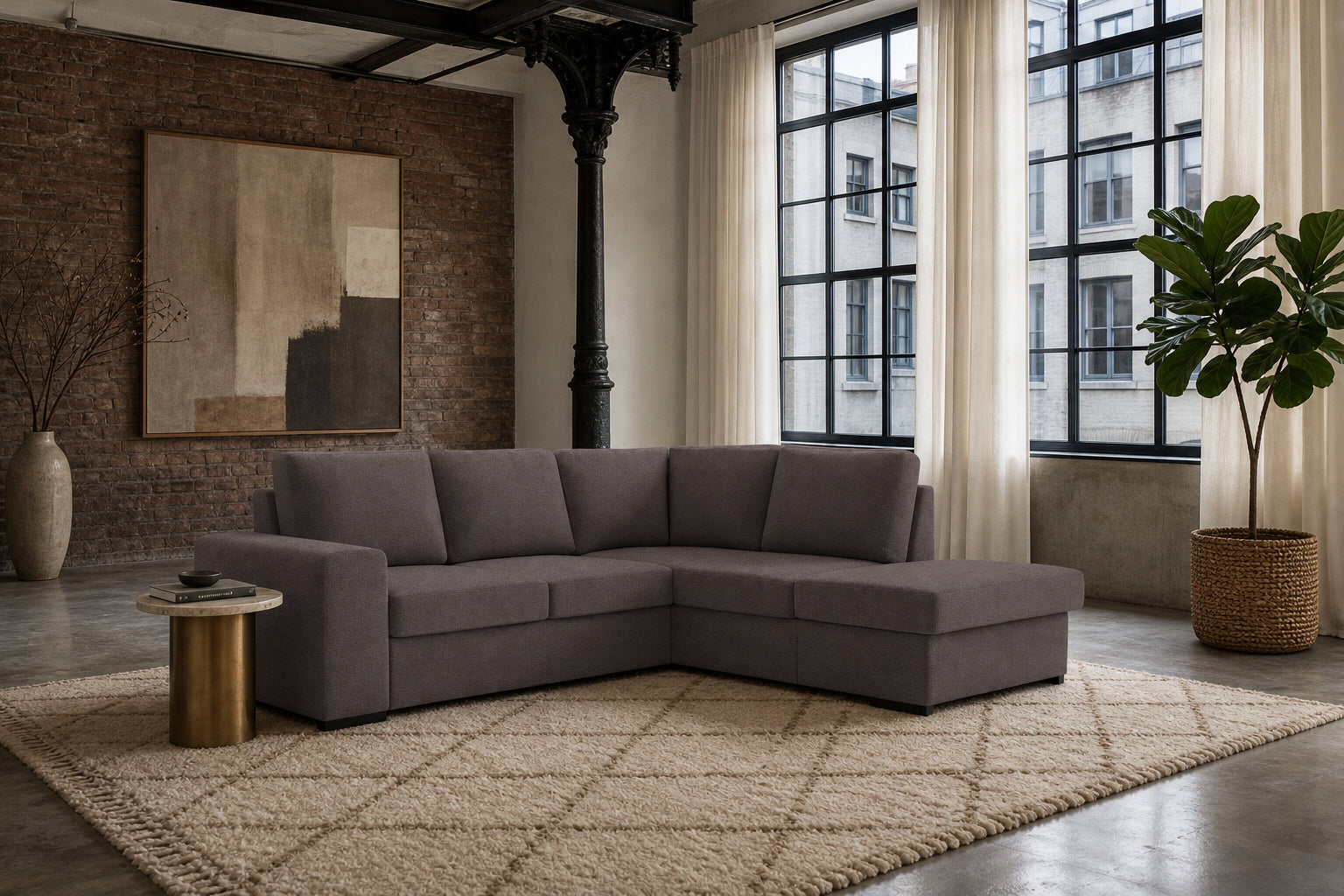 Salo Ecksofa mit Ottomane