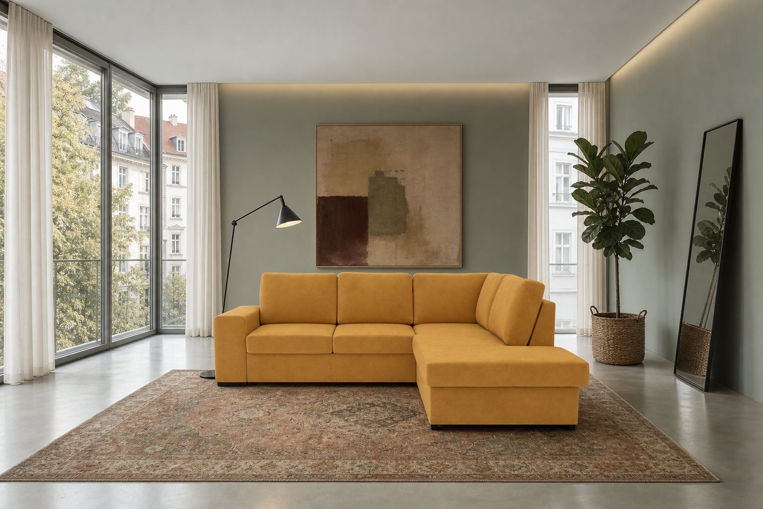 Salo Ecksofa mit Ottomane