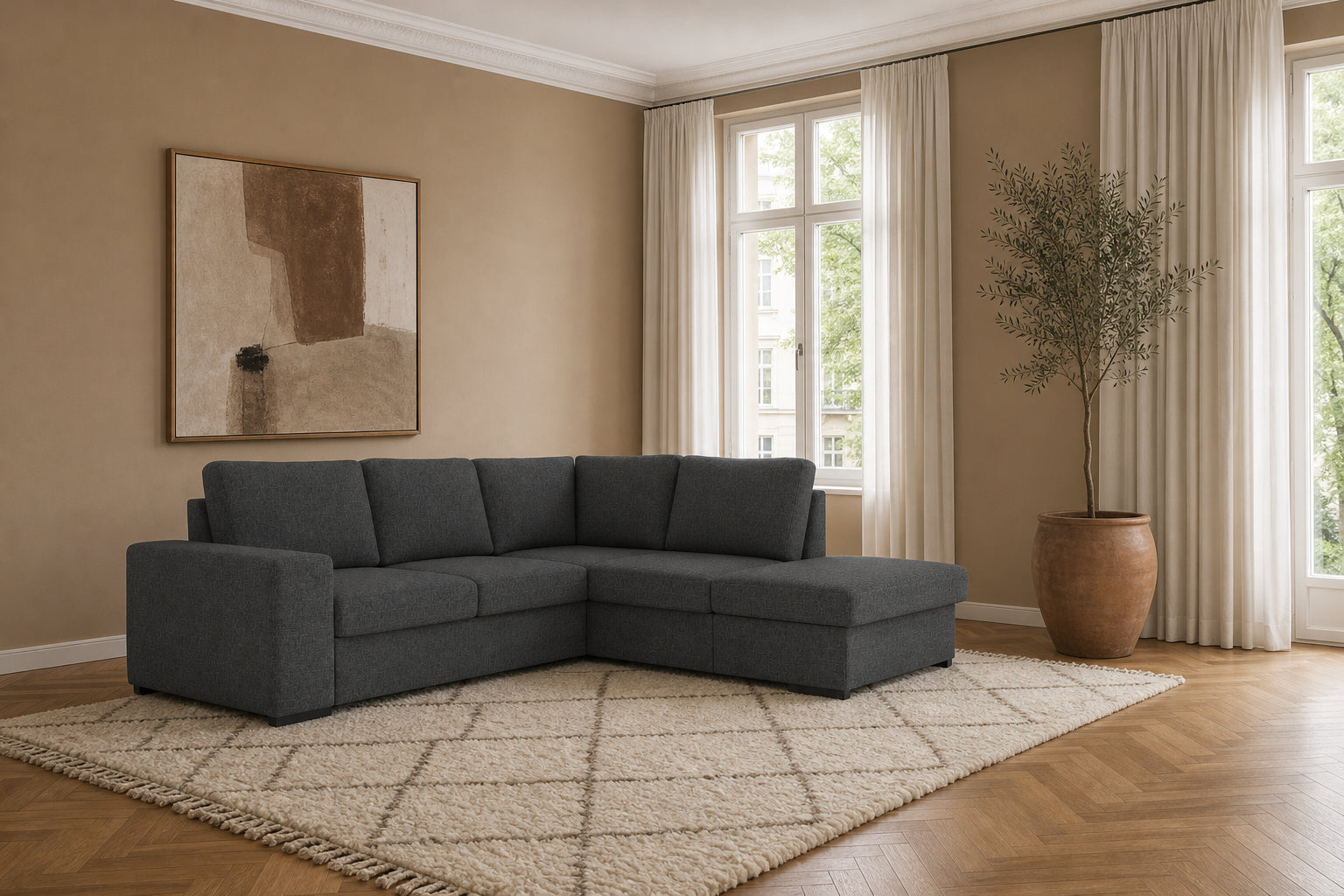 Salo Ecksofa mit Ottomane