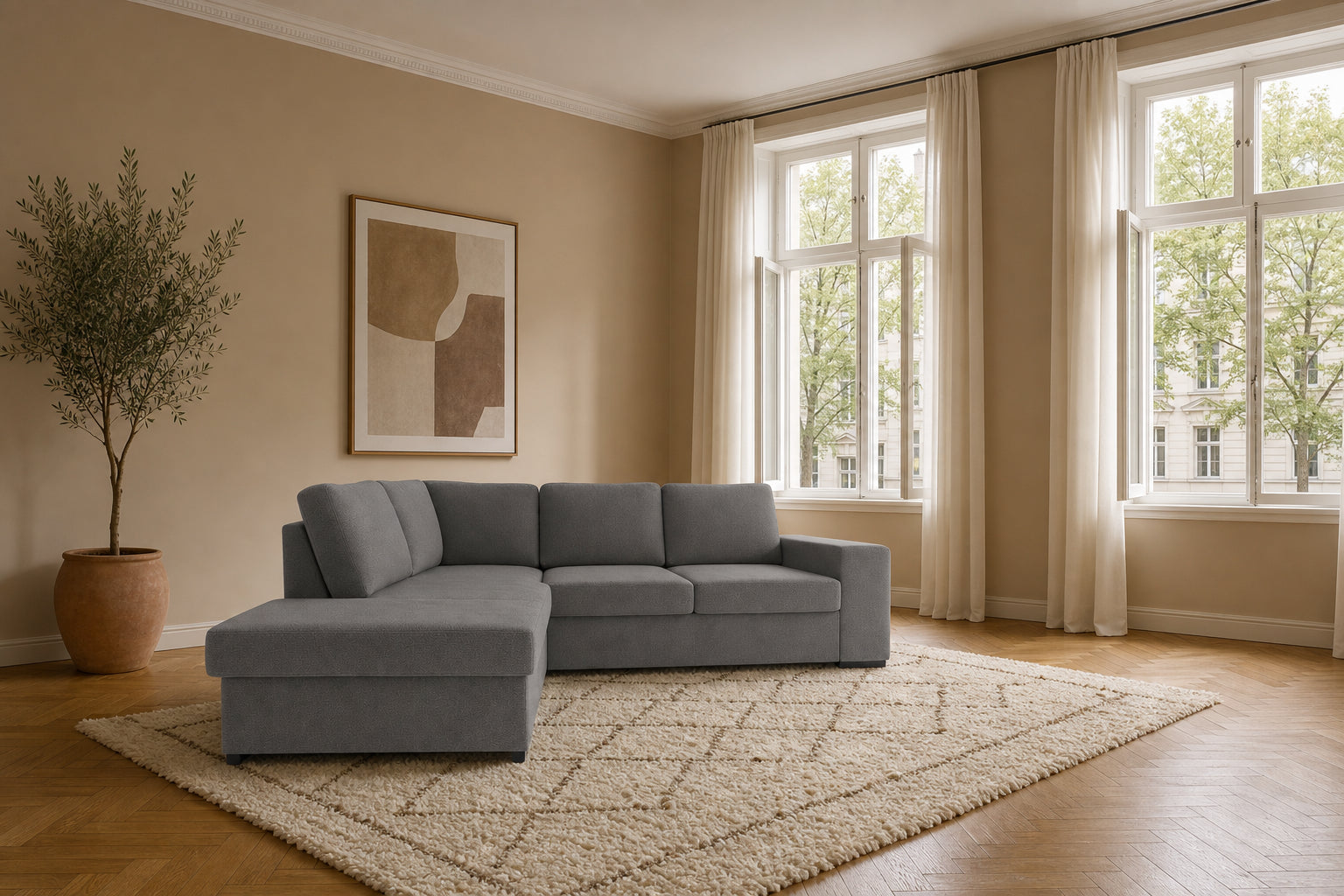 Salo Ecksofa mit Ottomane