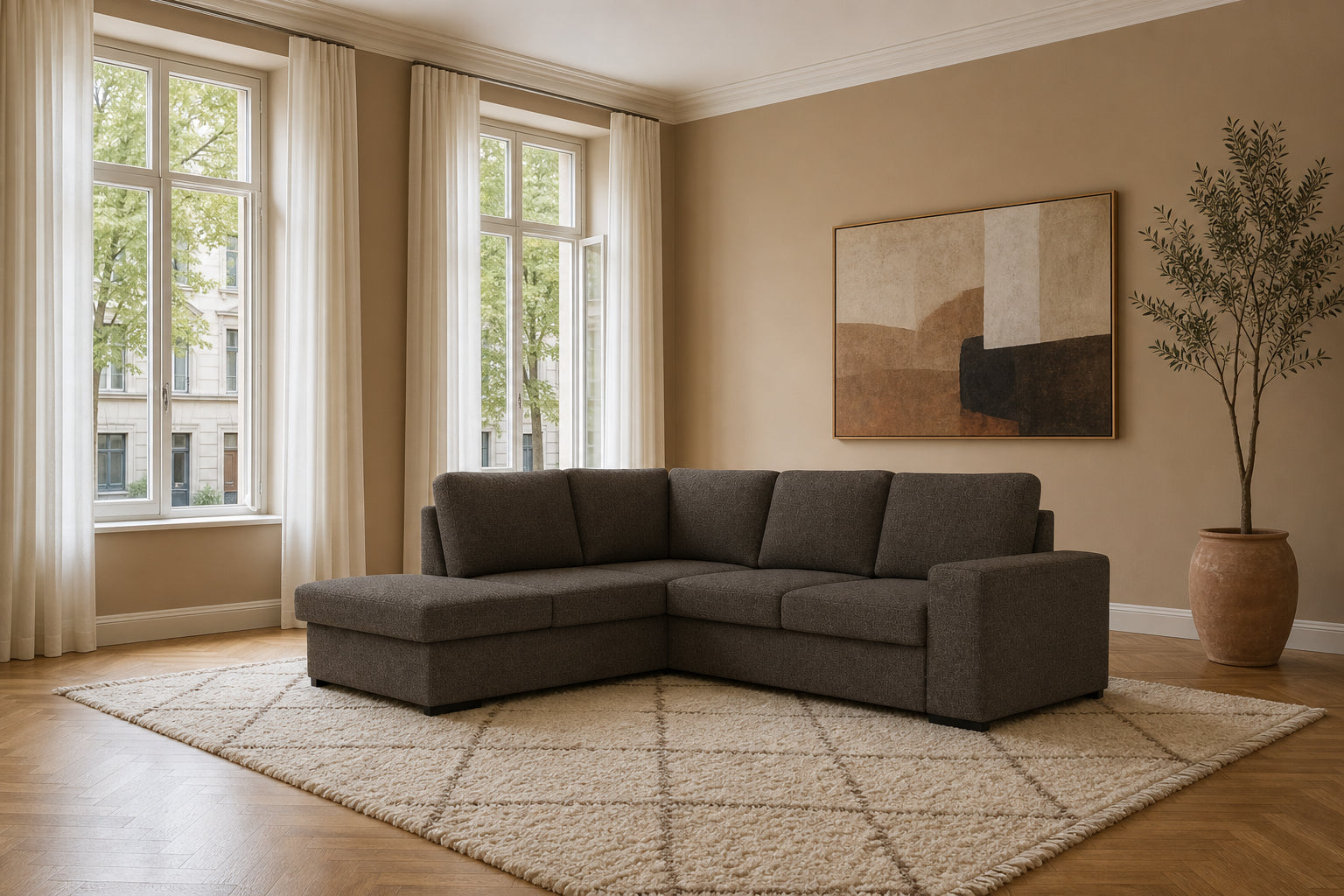 Salo Ecksofa mit Ottomane