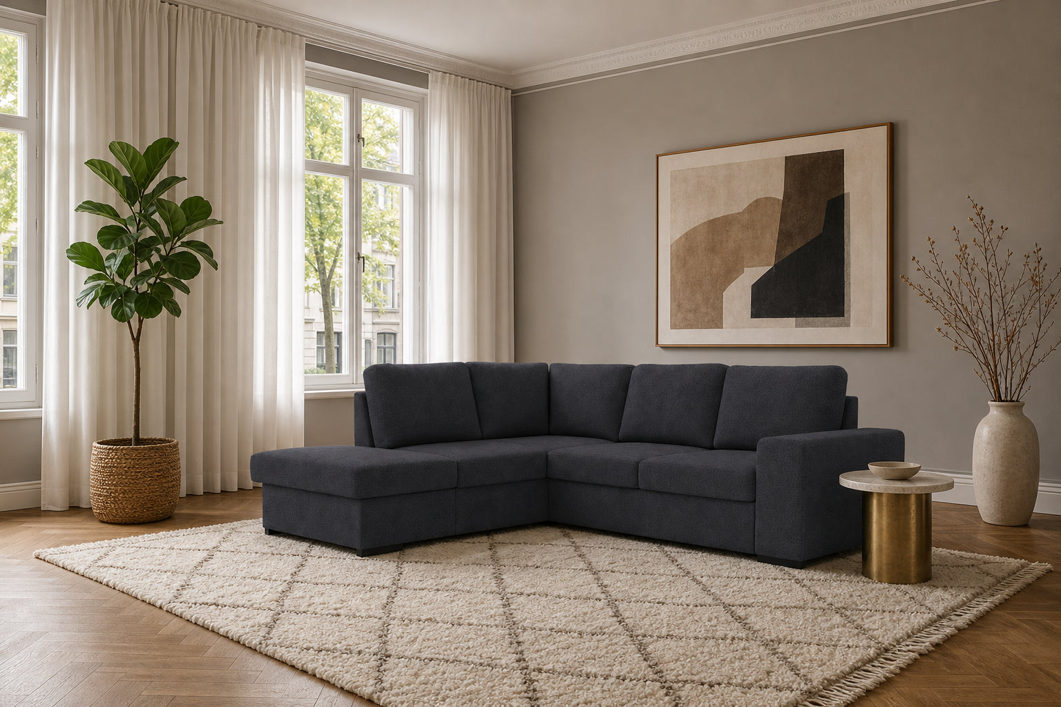 Salo Ecksofa mit Ottomane