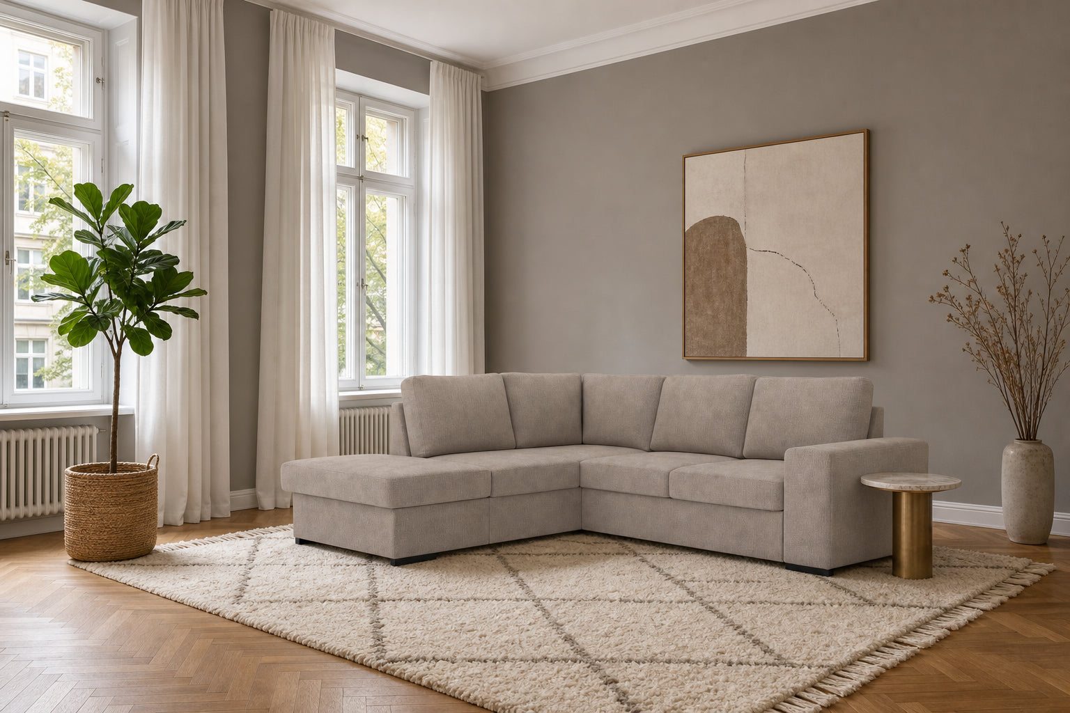 Salo Ecksofa mit Ottomane