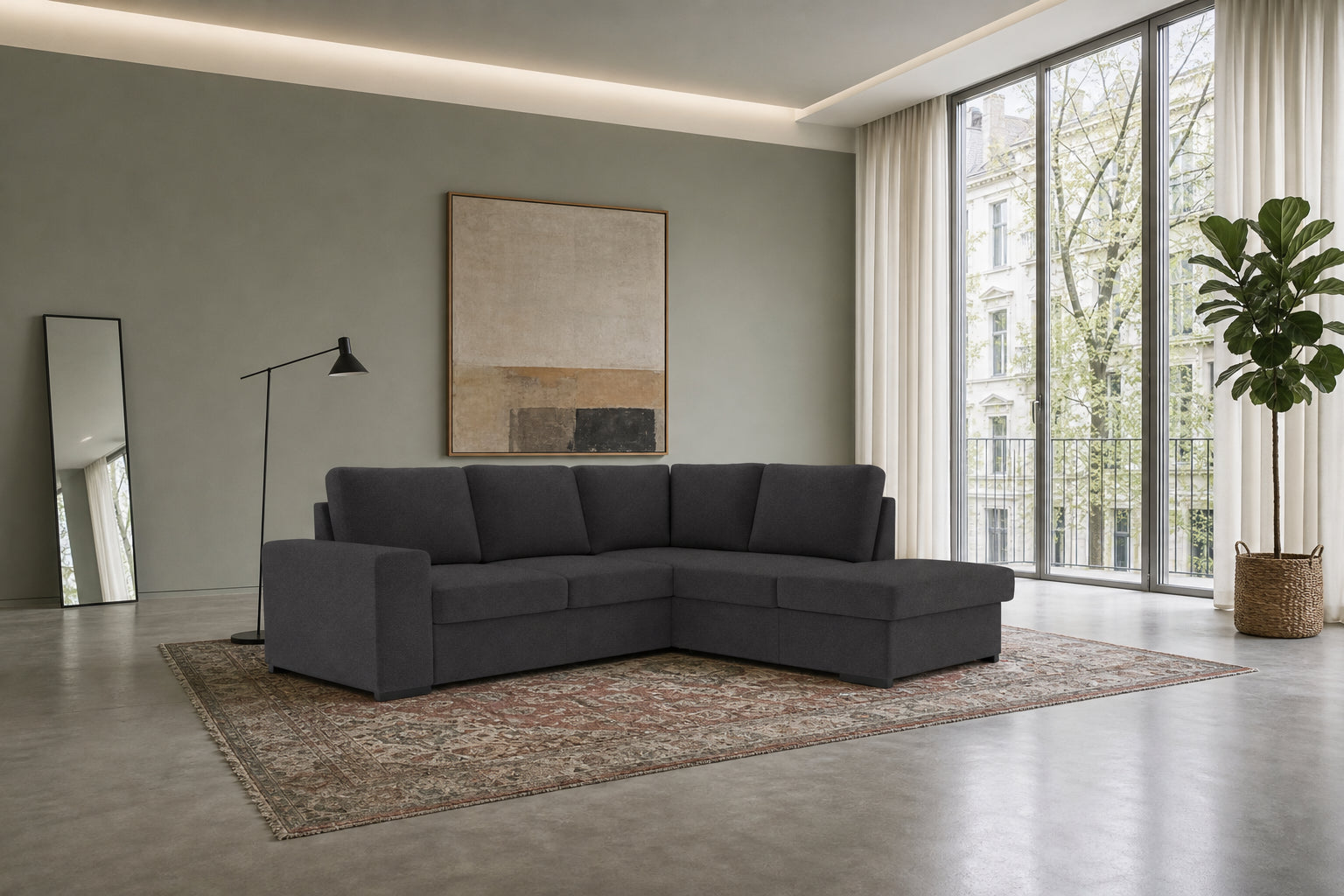 Salo Ecksofa mit Ottomane