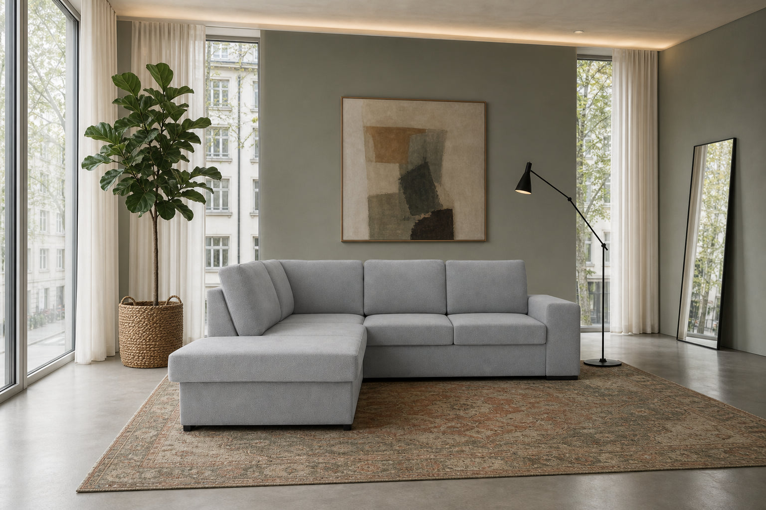 Salo Ecksofa mit Ottomane