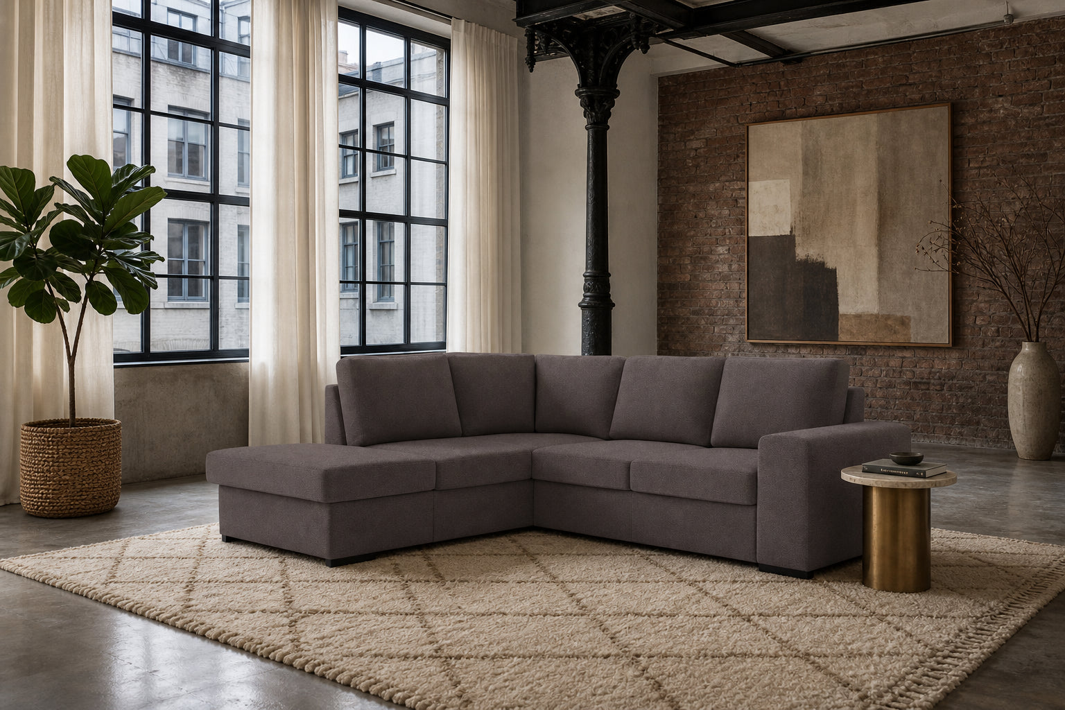 Salo Ecksofa mit Ottomane