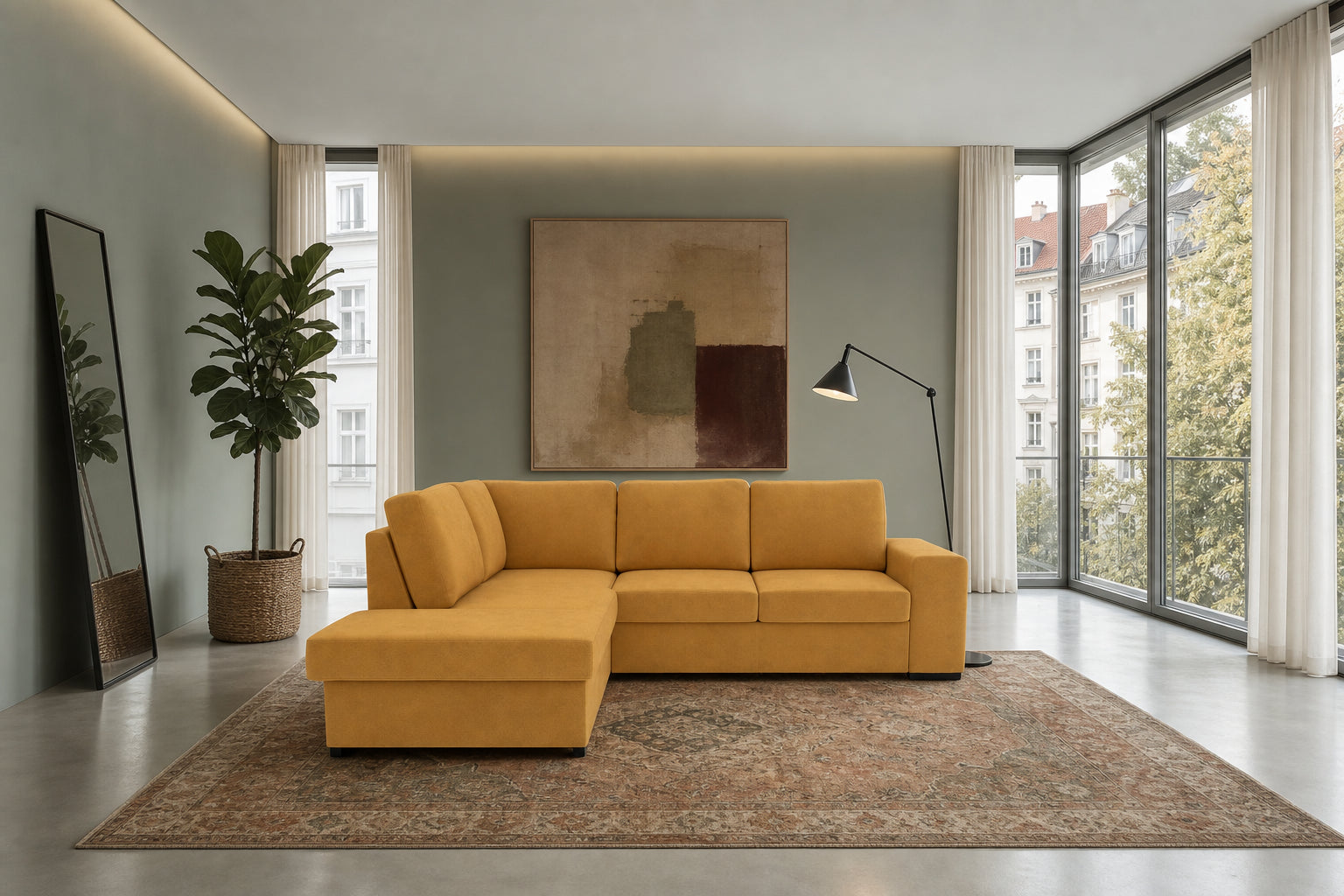Salo Ecksofa mit Ottomane