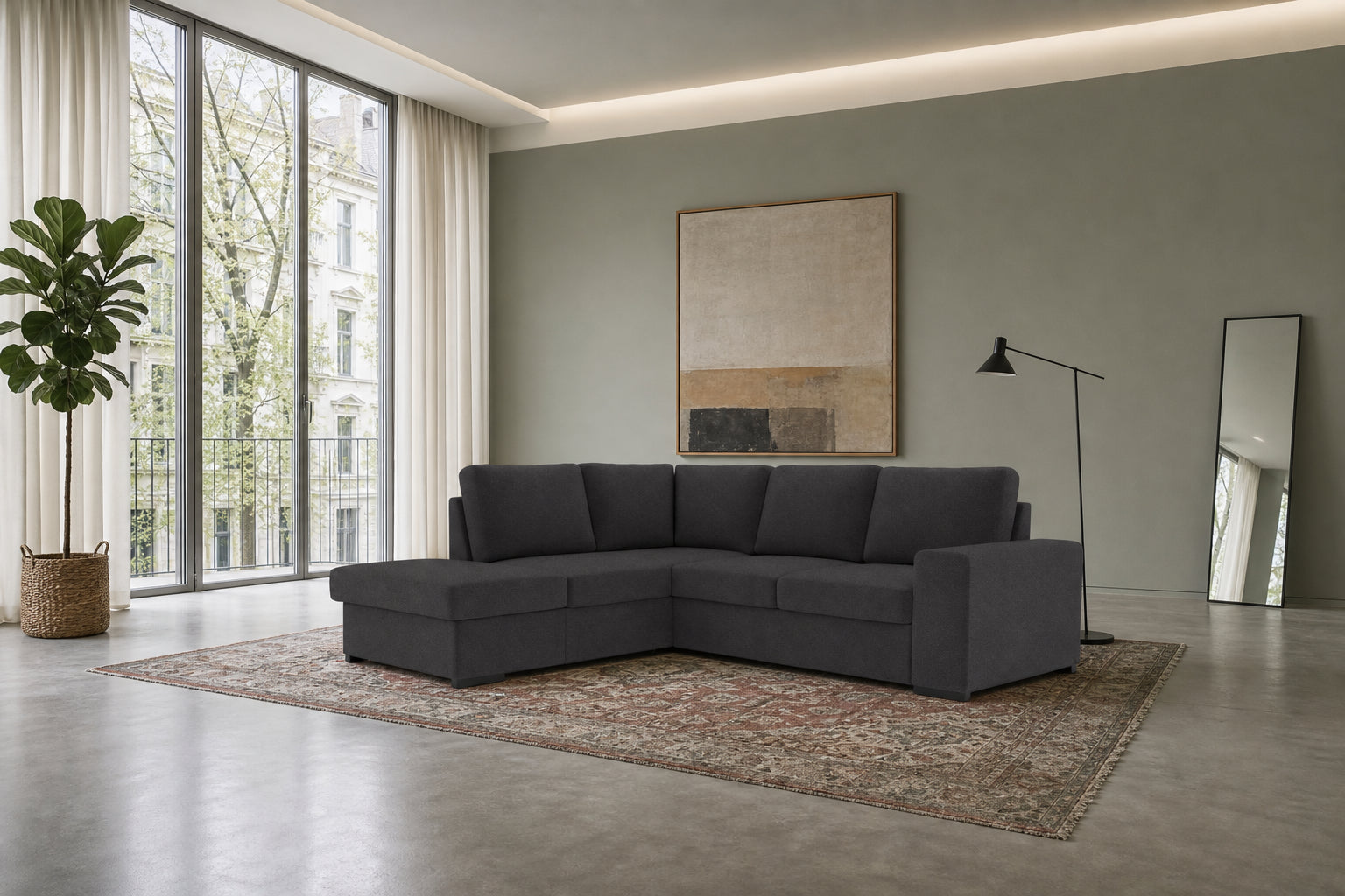 Salo Ecksofa mit Ottomane