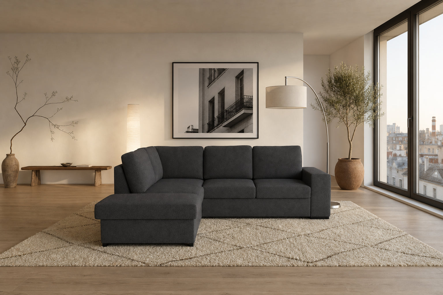 Salo Ecksofa mit Ottomane