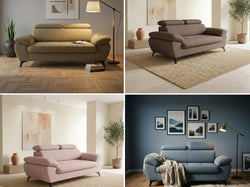 Karlstad 2,5-Sitzer – Flora Clean Taupe