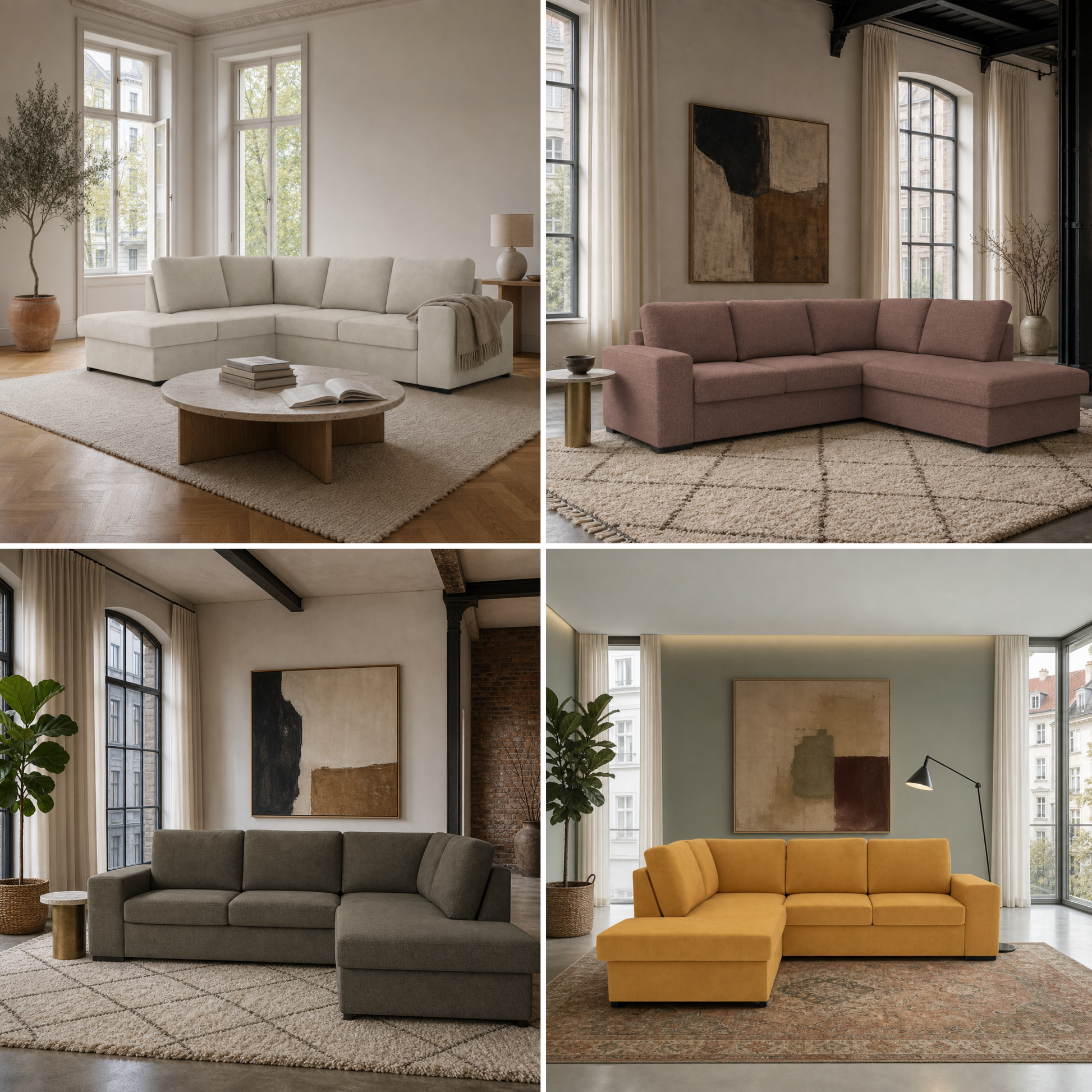 Salo Ecksofa mit Ottomane